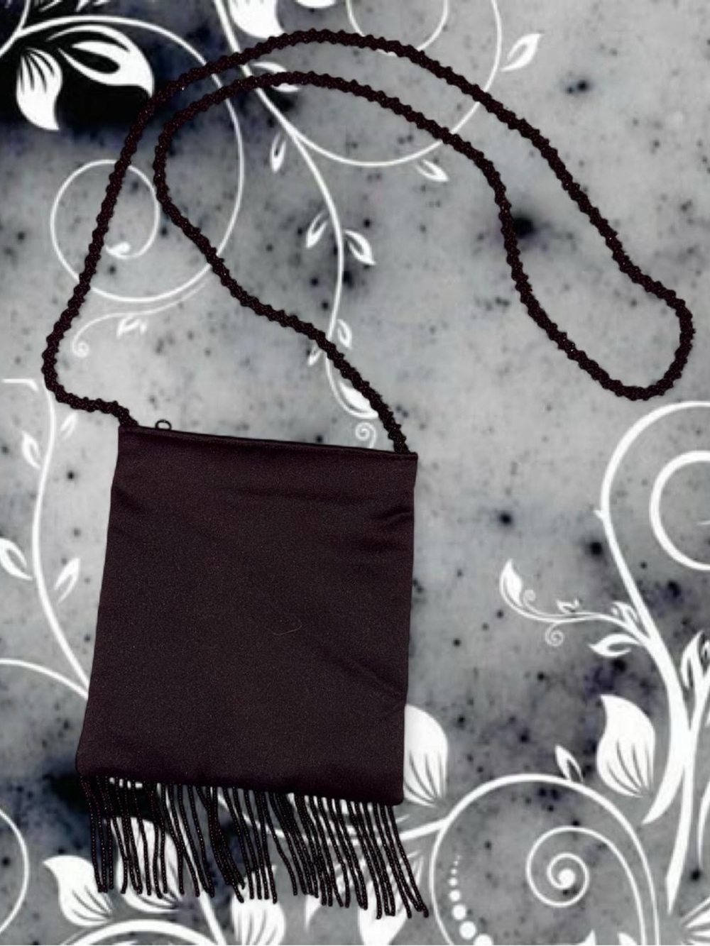 vtg y2k beaded fringe crossbody pouch - metaphor, MINT CONDITION